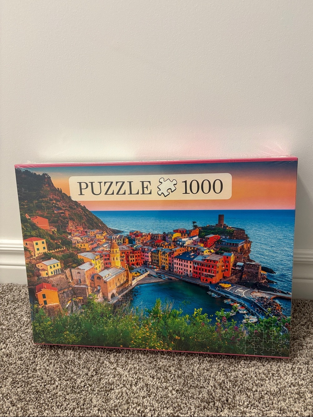 Cinque Terre Italy 1000-Piece Jigsaw Puzzle – New Sealed – Made in Europe